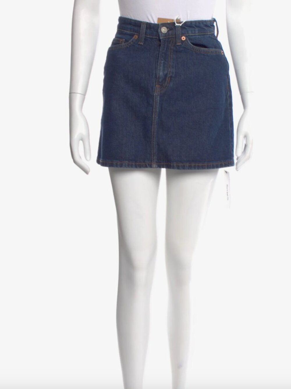 Reformation denim skirt